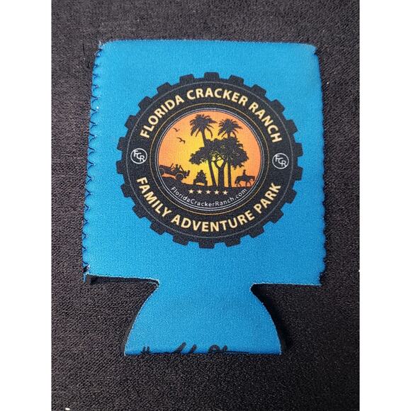 Florida Cracker Ranch Family Adventure Park Ada Strong Blue Can Cooler Koozie - Picture 6 of 6